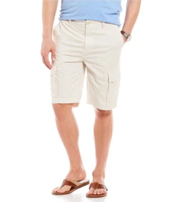 Pantalones cortos cargo lisos Alex Cremieux para hombre S75HZ201 cuerda talla 40 Foto 1 de 4