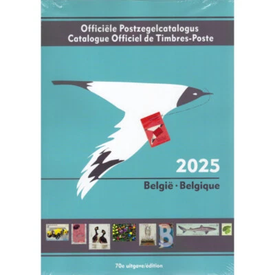 PHILANTOLOGIE COB Catalogue de cotation timbres Belgique 2025.