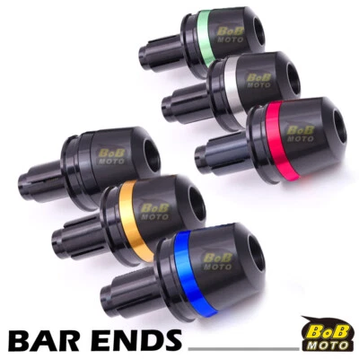 CNC Dome Bar Ends Sliders Fit Aprilia Dorsoduro 1200 750 Shiver 900 RSV4 R RR - Image 1 of 4