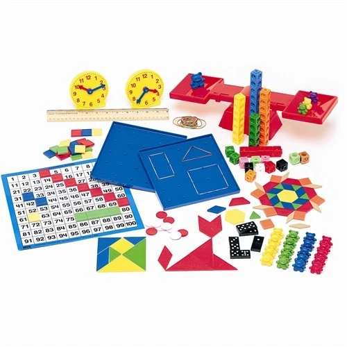 SAXON MATH 等级 K-3 HOMESCHOOL MANIPULATIVES 套件 全新! 零售 98.20 — 第 1/1 张图片