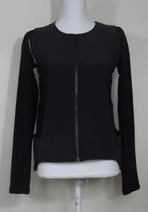 Women's Puma Hussein Chalayan Black Cut-Out CoolCell Zip Jacket Sz. M R8-21 - Picture 1 of 5
