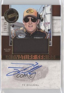 2015 Press Pass Signature Series Memorabilia Gold /35 Ty Dillon #SS-TD Auto