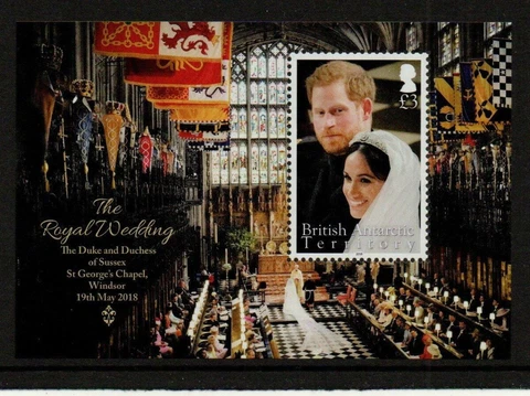 BRITISH ANTARCTIC TERRITORY 2018-SGMS745 ROYAL WEDDING MNH Cover