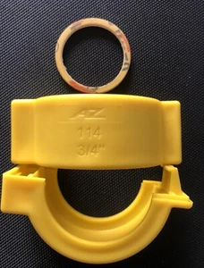 Plombierschelle AZ 114 Sicherungsschelle Gaszähler 3/4" ME-S114 mit Dichtung - Bild 1 von 4