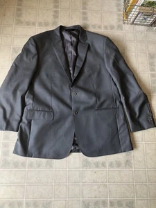 Jos. A. Blazer largo de lana gris Bank 46 abrigo deportivo traje chaqueta cuello con muescas - Imagen 1 de 6
