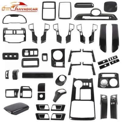 Carbon Fiber Center Console Dash Cover Trims for 4Runner 2010-2019 Accessories - Image 1 of 4