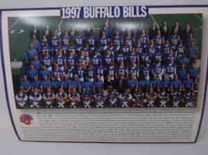 1997 BUFFALO BILLS 9 x 12 Team Photo - Picture 1 of 1