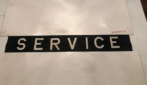 Skegness Depot Linen Bus Destination Blind Feb 1971 41"- Service - Picture 1 of 10