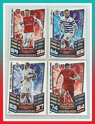 12/13 Topps Match Attax Extra Premier League Trading Cards  -  Captains - Image 1 of 4