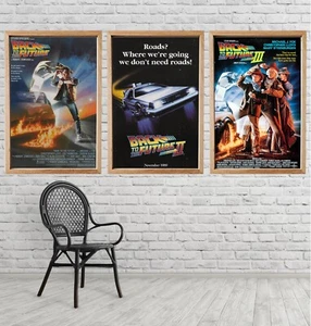 BACK TO THE FUTURE 1 and 2 ADVANCE japanise Movie Poster Film Plakat - Bild 1 von 7