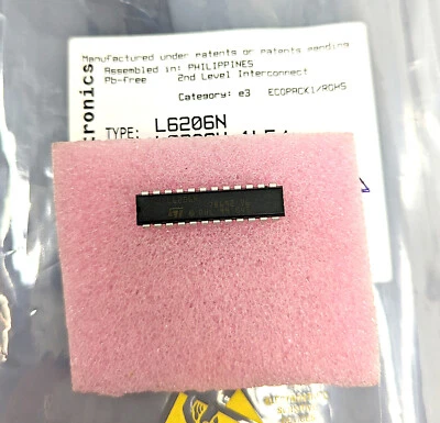 1 unidad L6206N DMOS DUAL FULL BRIDGE DRIVER | 8 a 52V | 2.8A | PowerDIP24 Foto 1 de 3