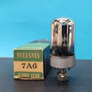 1- Sylvania 7A6 Vacuum Tube Tested NOS/NIB Qty Available Loc. Stock - Picture 1 of 1