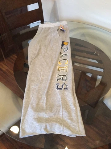 Indiana Pacers Gray NBA Exclusive Fleece Sweatpants Small Brand New With Tags!!! Cover
