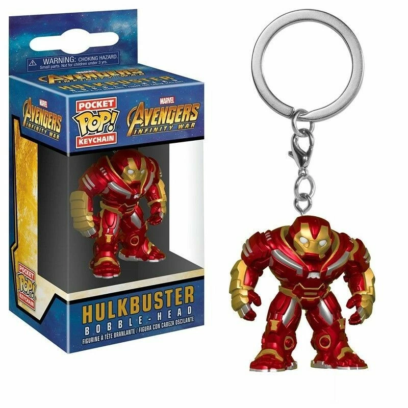 Funko Pocket Pop Keychain Portachiavi Marvel Infinity War Hulkbuster Mini Figur
