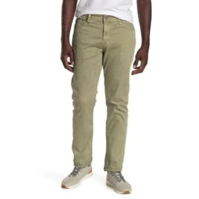 Pantalones de mezclilla AG Adriano Goldschmied para hombre verdes Everett SUD ajustados de pierna recta talla 30 nuevos Foto 1 de 4