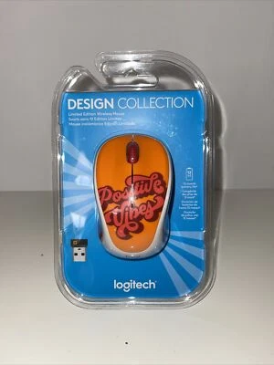 NEW Logitech Design Collection Limited Edition Wireless Mouse (Positive Vibes) - Image 1 of 4