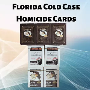 Homicide & Missing Person Cold Case Cards - Seven Decks total - One Low price - Picture 1 of 8