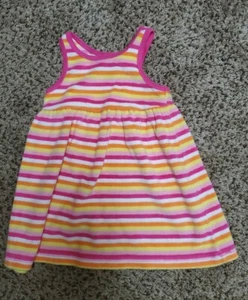 Girls Circo Terrycloth 18 mo Multi color dress stripe - Picture 1 of 1