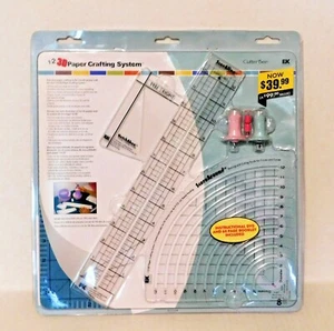 CutterBee 1-2-3D Paper Crafting System 8 Piece EK Success Scrapbook, 100+ Ideas - Picture 1 of 6