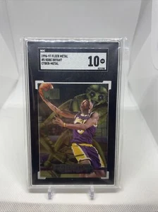 1996 Fleer Metal #5 Kobe Bryant Cyber Metal RC Rookie Card SGC 10 GEM MINT - Picture 1 of 2