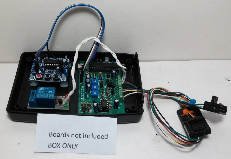 HAMGADGETS ID-O-MATIC 4 IV, 3 III, or II 2 IDer mounting box enclosure case - NO CONTROLLER