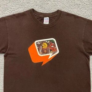 RARE Nickelodeon Nicktoons Network Animation Festival T-Shirt Mens Large Brown - Picture 1 of 7