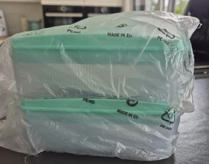TUPPERWARE Eidgenosse Plus 2x 350ml Türkis / Trockenlagerung / NEUWARE / NEU - Bild 1 von 7