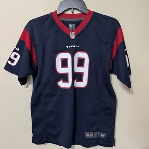 Nike On Field Houston Texans J.J Watt #99 Youth Jersey Size Large (14/16) Blue - Picture 1 of 11