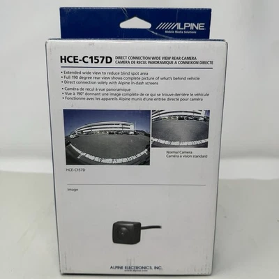 Alpine HCE-C157D Wide-View Rear-View Camera - Black - Image 1 of 4