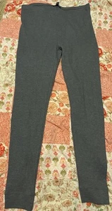 Eileen Fisher Large grau Thermo High Waist Bio-Baumwollmischung Leggings Neu mit Etikett - Bild 1 von 7