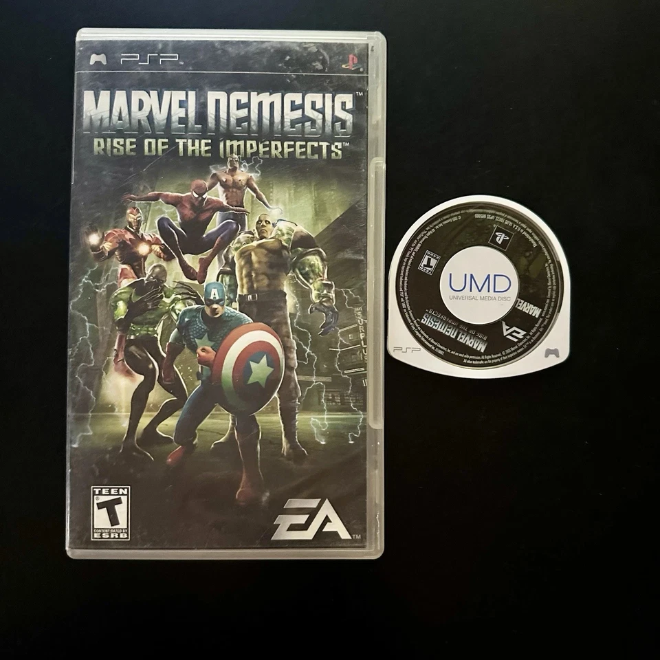 Marvel Nemesis: Rise of the Imperfects (Sony PSP, 2005) Sin manual probado y funciona Foto 1 de 1