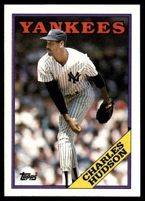 1988 Topps Charles Hudson New York Yankees #636 - Image 1 of 2