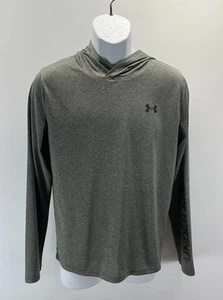Under Armour Boys Dark Gray Fitted Pullover with Hood Size Youth XL - Picture 1 of 8