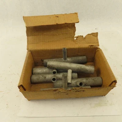 Lote de 6 accesorios de crimpado de cobre recubiertos Square D 4/0-500 MCM x #6-1/0 TEE TiN Foto 1 de 4