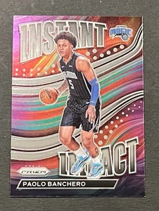 2022-23 Panini Prizm Instant Impact #1 Paolo Banchero (RC) ROOKIE Orlando Magic - Picture 1 of 2