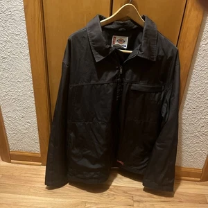 Men's Large Dickies Full Zip Fleece Lined Chore Barn Work Jacket - Picture 1 of 20