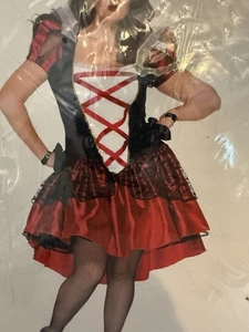LEG AVENUE Royal Red Queen Costume Women's Plus Size 2pc Sz 1X/2X New - Picture 1 of 3