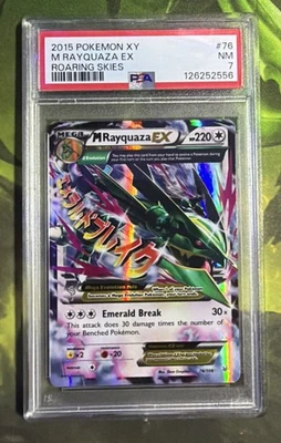 M Rayquaza EX 76/108 - XY Roaring Skies - PSA 7 NM - Image 1 of 4