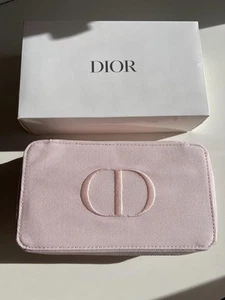Christian Dior Novelty 2024 Makeup Vanity Pouch Case 9×9×2.5cm From Japan - Picture 1 of 12
