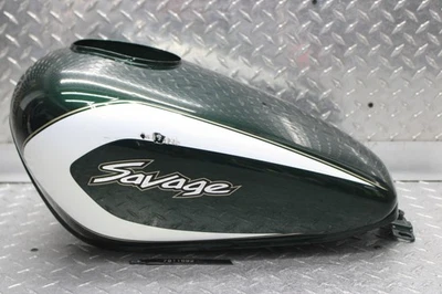 Suzuki Savage 650 LS650P 2000 tanque de gasolina verde/blanco pila de combustible (sin óxido) Foto 1 de 4