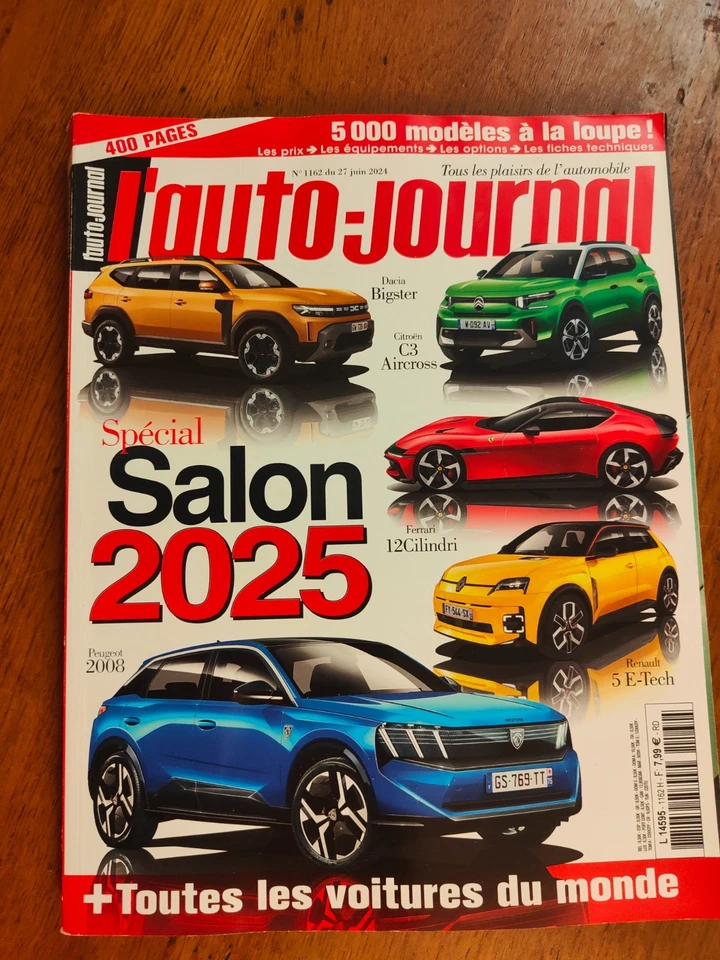 Numéro Spécial salon de l’Auto-Journal modèles 2025, parution juillet 2024 - Photo 1/3