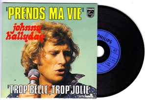 CD JOHNNY HALLYDAY ╪ PRENDS MA VIE ╪ ( 45t. de 1974 CD REPLICA ) - Bild 1 von 2