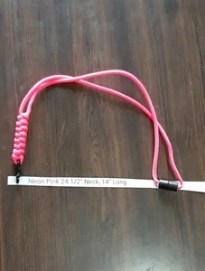 Paracord ID Badge Lanyard with Safety Clasp & Metal Clip Handmade in the USA - Picture 1 of 2