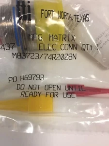 M83723/74R2028N Circular Connector MIL-DTL-83723 Series Jam Nut Receptacle - Picture 1 of 5