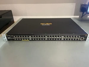 Aruba JL262A 2930F 48 Port + 4 SPF Managed PoE+ Enterprise Layer 3 Switch HP HPE - Photo 1/8