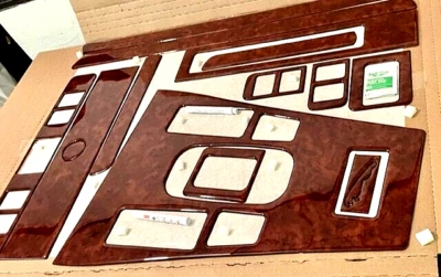 JAGUAR XJS FIT 1982- 1996 DASH TRIM KIT GOLDEN BURL WOOD NEW INTERIOR SET - Image 1 of 4