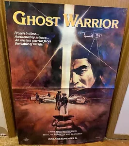 GHOST WARRIOR Movie Poster 1986 Video Store Version 27 x 40 - Picture 1 of 5