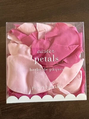 NIB Pottery Barn Kids Fabric Easter Hot Light Pink Rose Flower Petals — 第 1/4 张图片