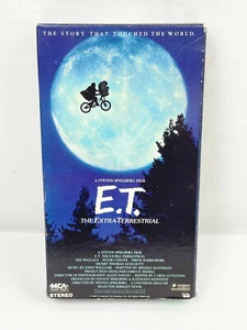 1988 E.T. THE EXTRA-TERRESTRIAL VHS TAPE - STEVEN SPIELBERG - Picture 1 of 9