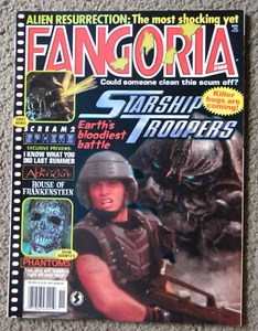 FANGORIA : ISSUE 168 : HORROR : STARSHIP TROOPERS/SCREAM 2/PHANTOMS : 1997 : VG - Picture 1 of 6